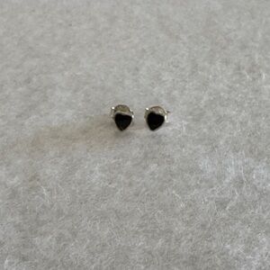 Elegant Black Teardrop Earrings